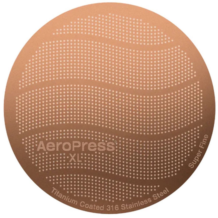Aeropress - filtre en métal doré - xl