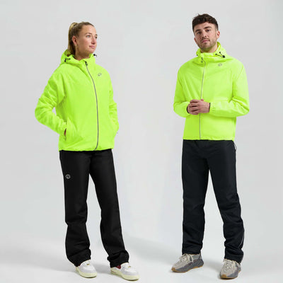 Rogelli Commuter Core Combinaison de Pluie Mixte - imperméable - Jaune Fluo - M