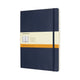 Carnet classique Moleskine - extra large - couverture souple - ligné - bleu saphir