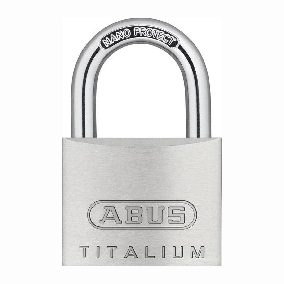 Abus serrure à clé titalium 64ti 40 4 cm acier aluminium normal