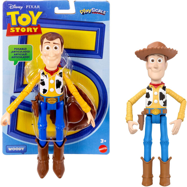 Mattel Disney et Pixar Toy Story Woody Figurine Cowboy Shérif - 14 articulations mobiles