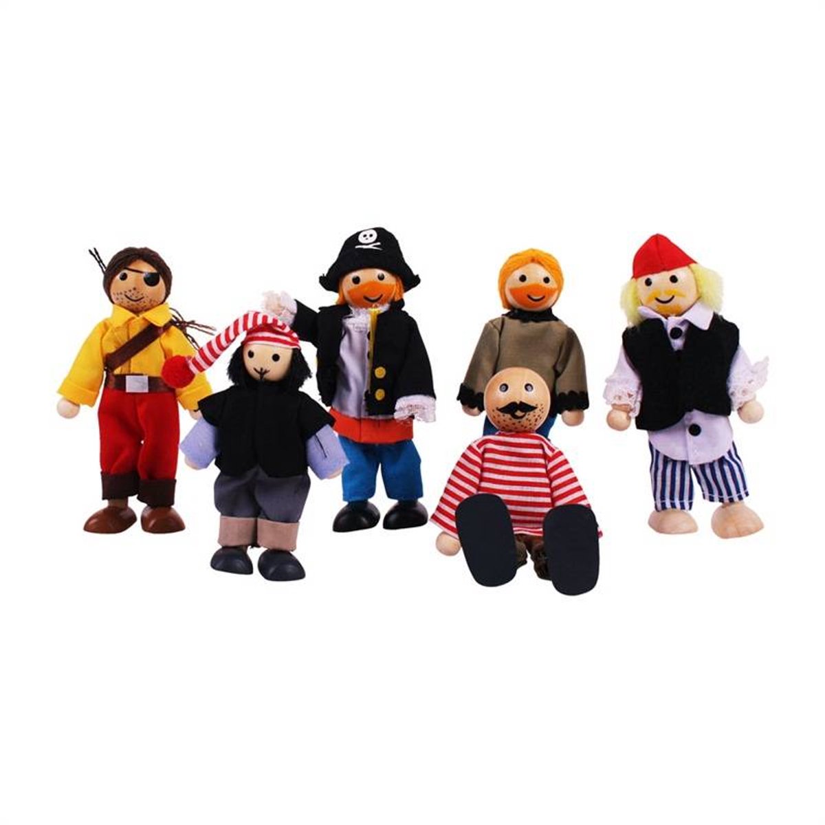 Poupées Bigjigs - pirates