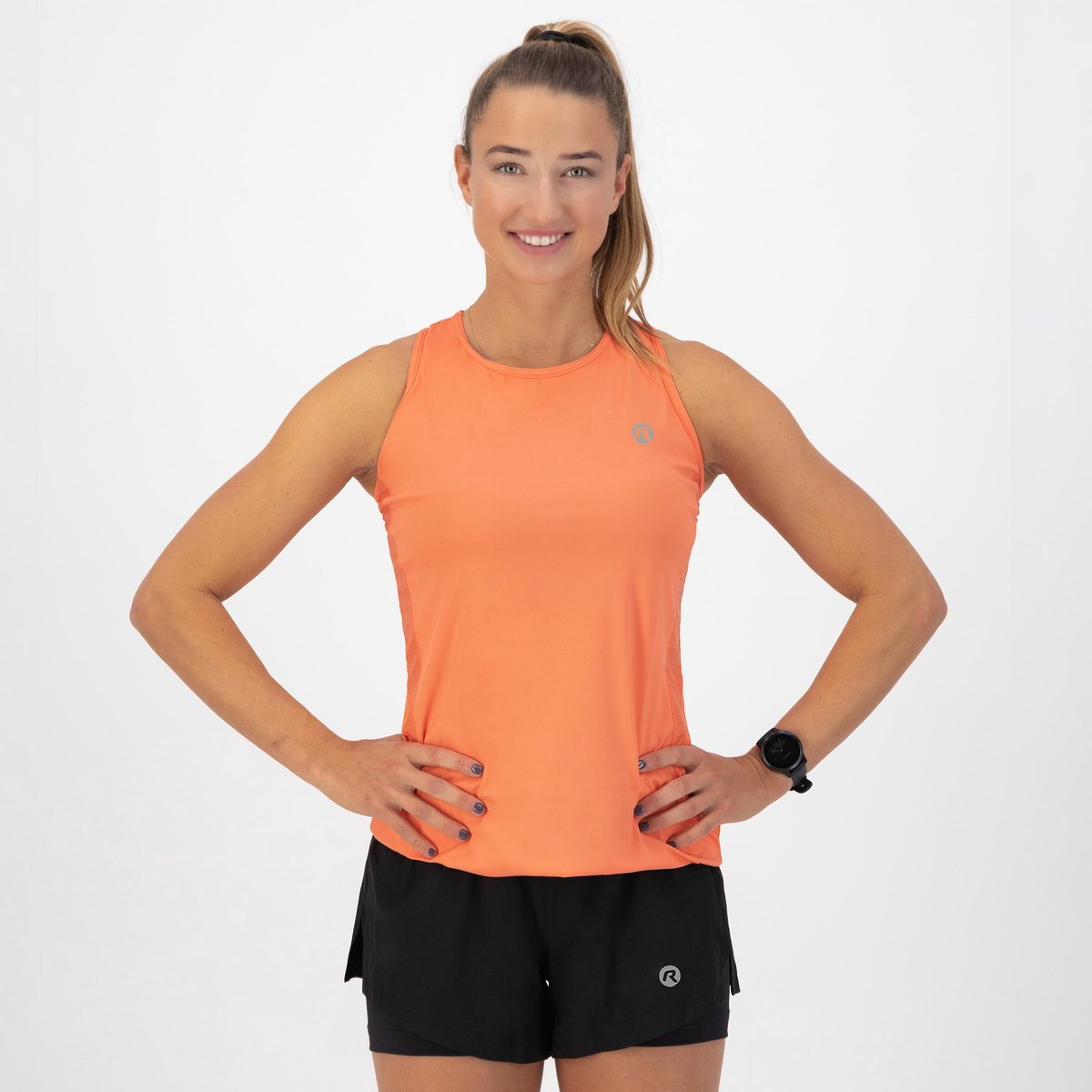 Rogelli core running singlet femmes - corail - l