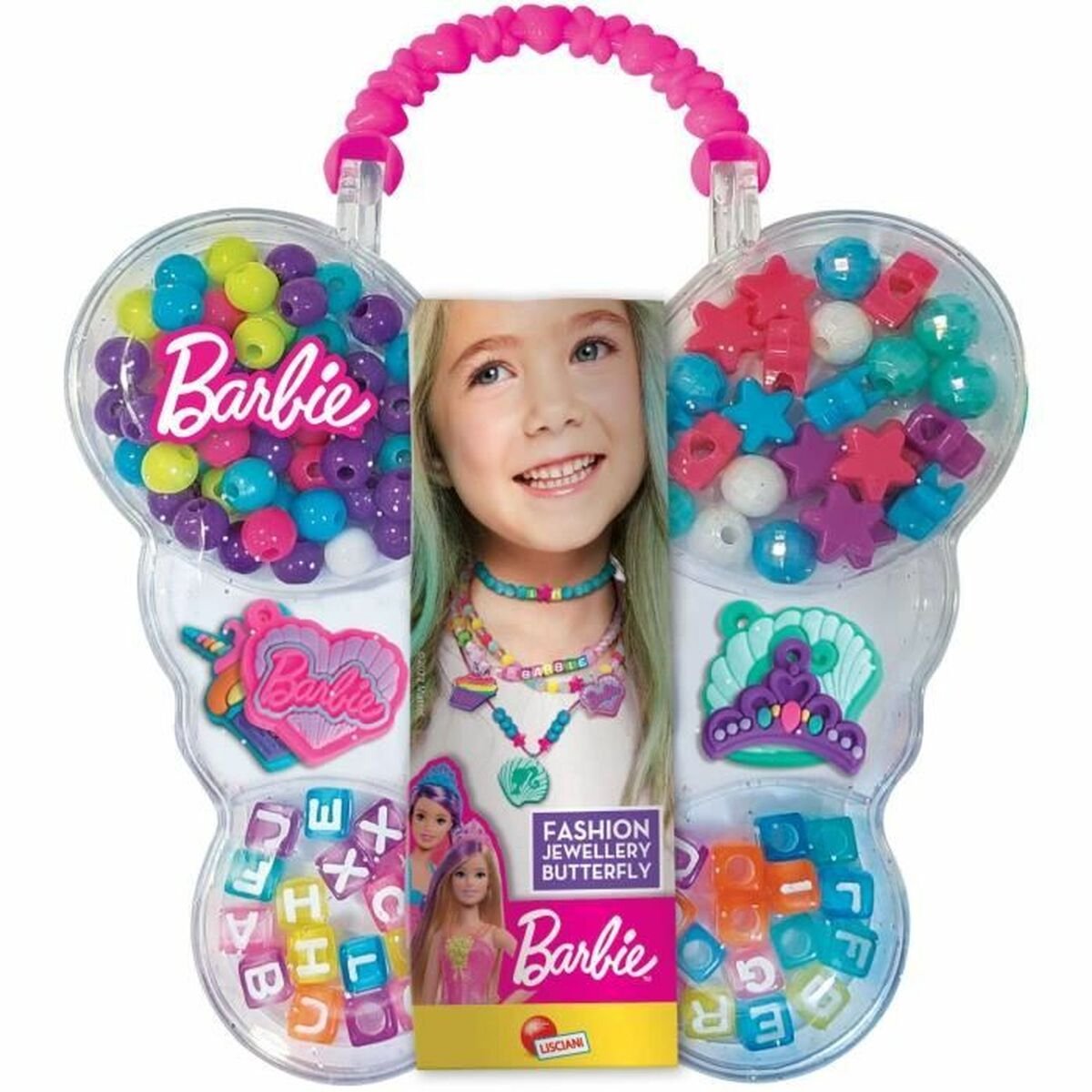 Lisciani Barbie bijoux fantaisie présentoir papillon 12