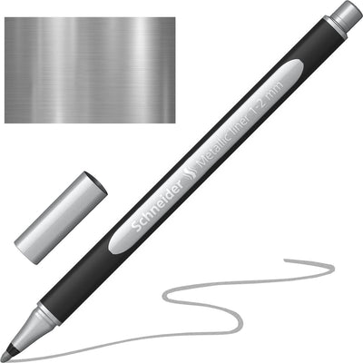Instruments d'écriture Schneider Liner métallique Schneider - Paint-it 020 - 1-2 mm - argent métallisé - s-ml02001007