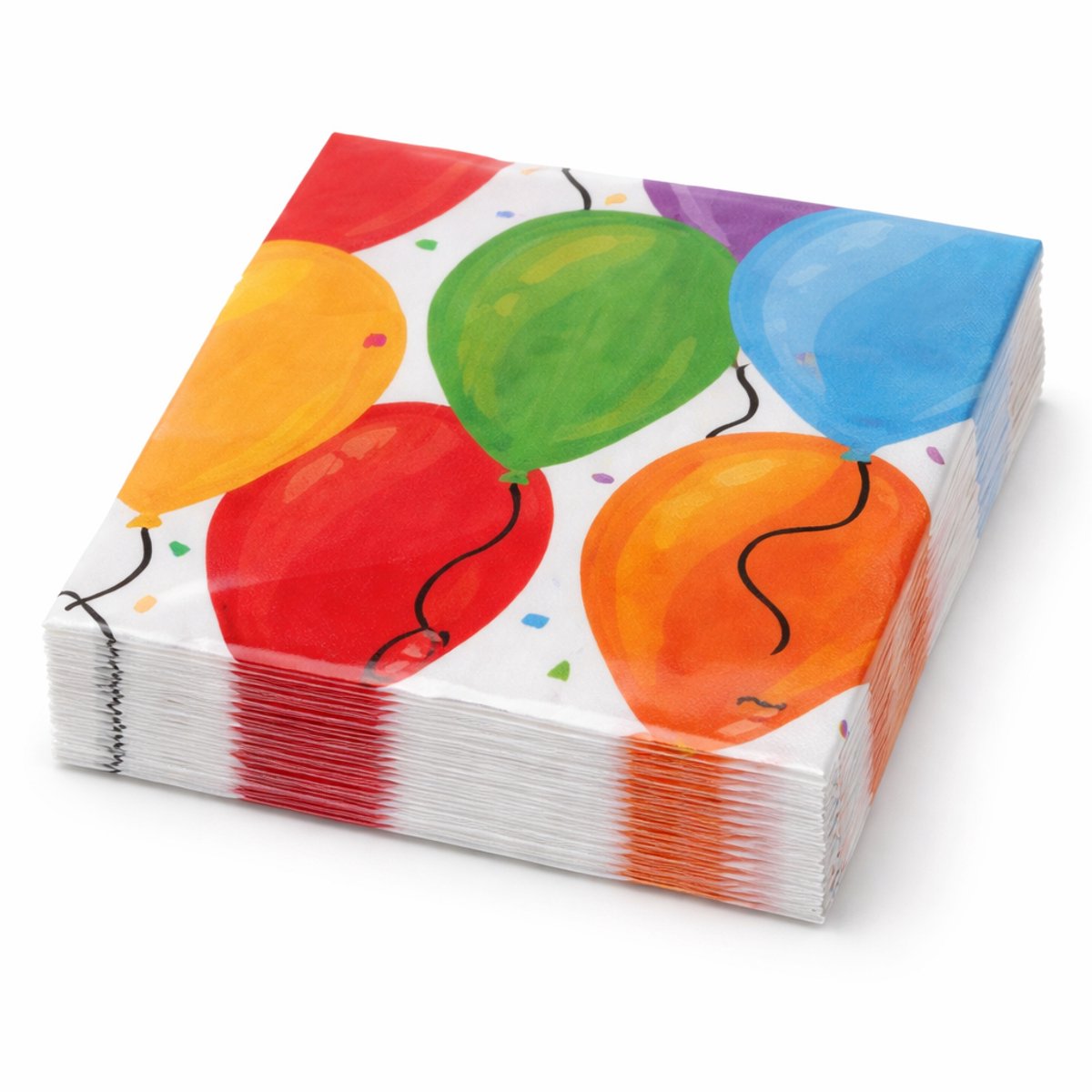 Party casa serviettes en papier 20 pièces - 33x33 cm - serviettes jetables fête d'anniversaire - serviettes de fête en papier - colorées