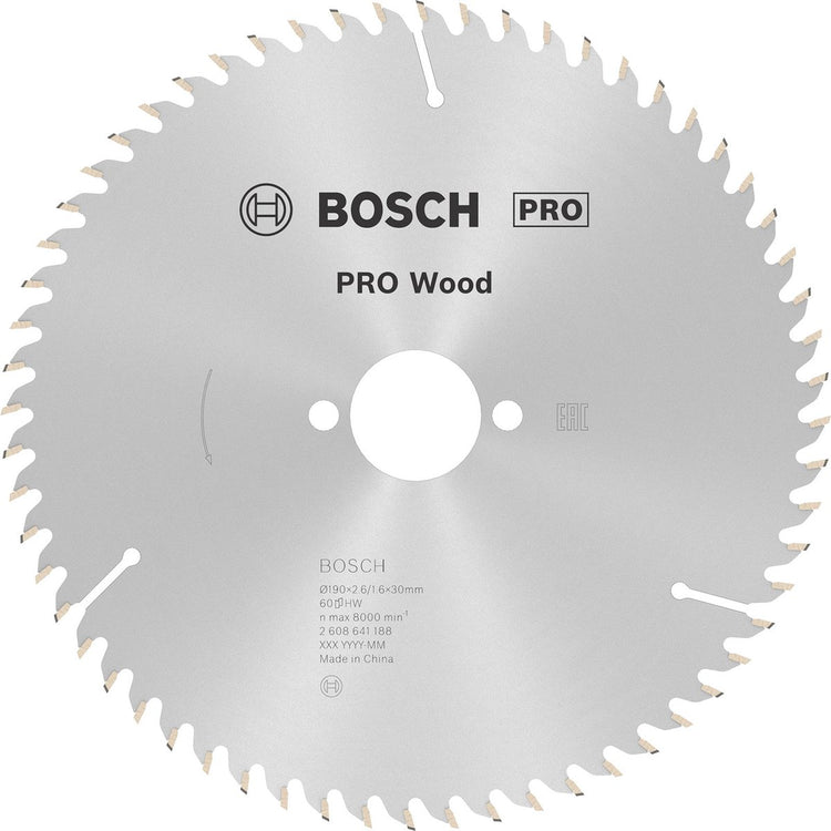 Bosch cirkzb opt 190x30x2.6 60t wz