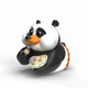 Tubbz numskull - canard en caoutchouc - kung fu panda - po (première édition) - 9cm