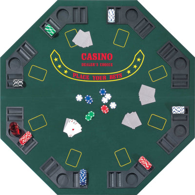 Jeux chauds poker top octangle pliant