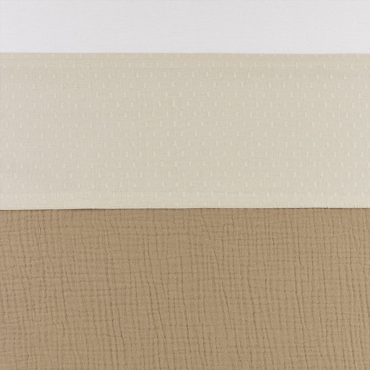 Drap de berceau Meyco baby plume - 75 x 100 cm - sable doux