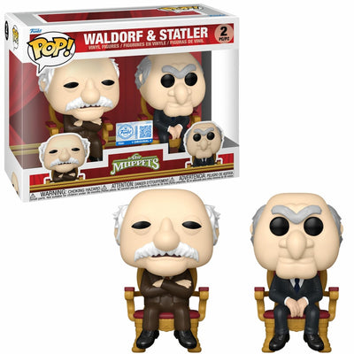 Funko les muppets waldorf statler figurines en vinyle (lot de 2) pop unisexe ! - neutre - standard