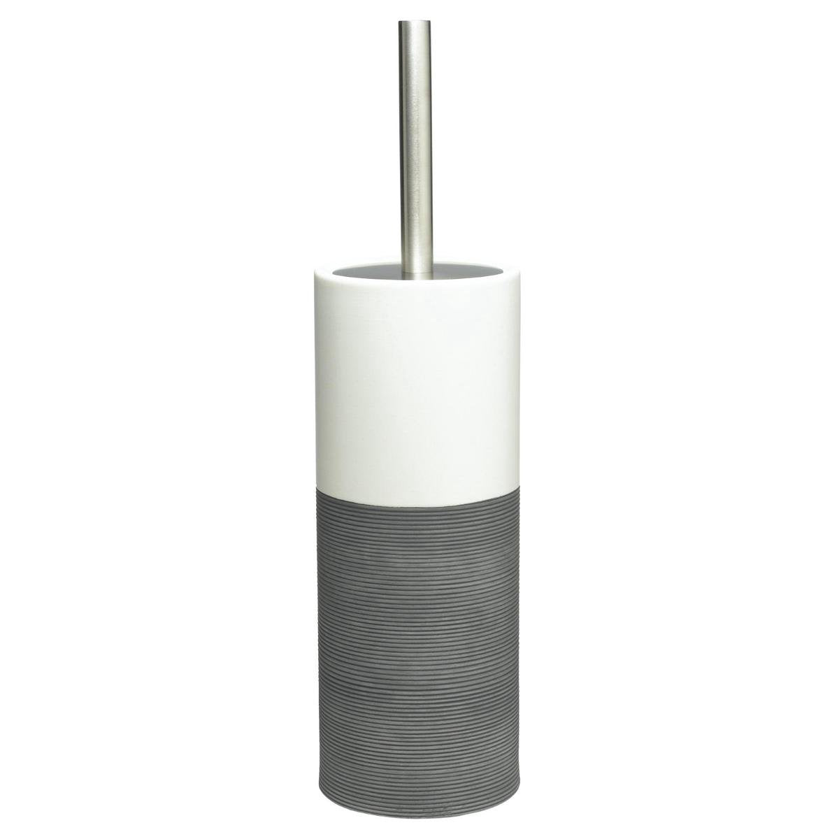 Brosse de toilette Sealskin doppio avec support autoportant - gris