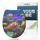 Schütte Schütte Toilet Seat avec la vie marine de la vie marine enroule Duroplaste avec imprimé