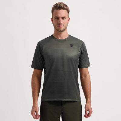Rogelli core chemise de VTT hommes - chemise de cyclisme - manches courtes - vert - advntr - taille xxl