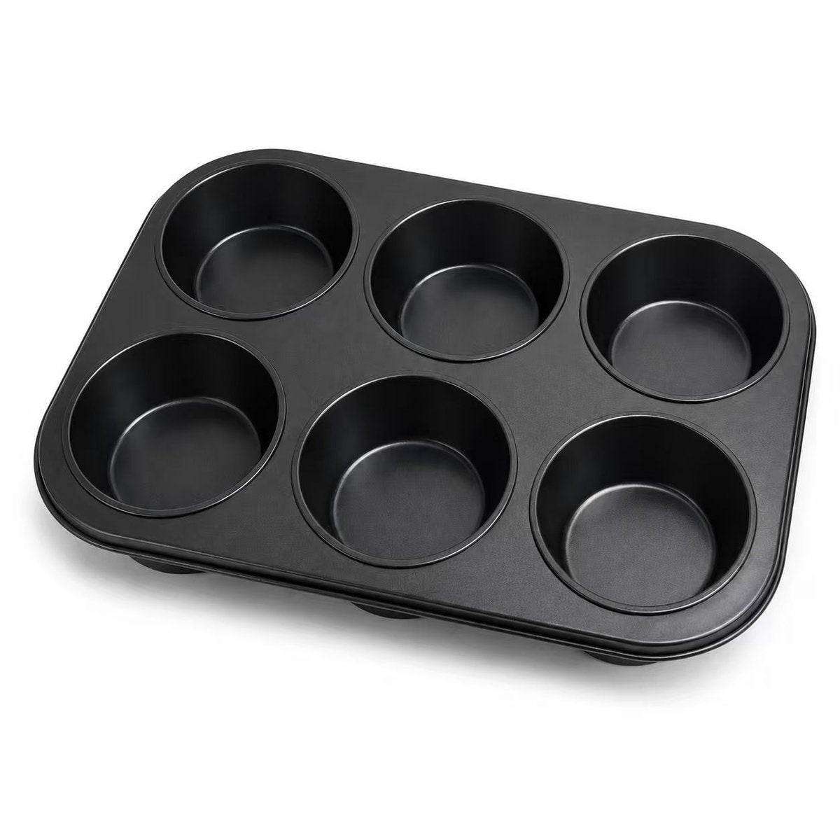 Moule à muffins kozie sans marque sans marque pour 12 muffins – sans pfas – moule antiadhésif – moule à cupcakes – métal – anthracite
