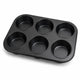 Moule à muffins kozie sans marque sans marque pour 12 muffins – sans pfas – moule antiadhésif – moule à cupcakes – métal – anthracite