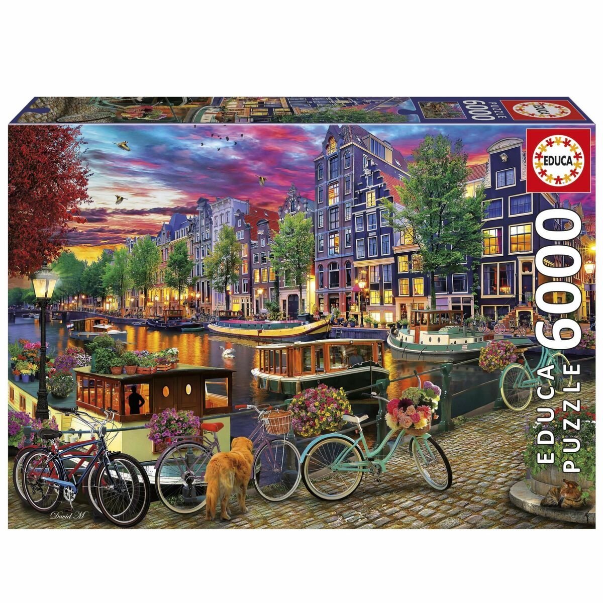 Educa - puzzle 6000 pièces - vélo à Amsterdam