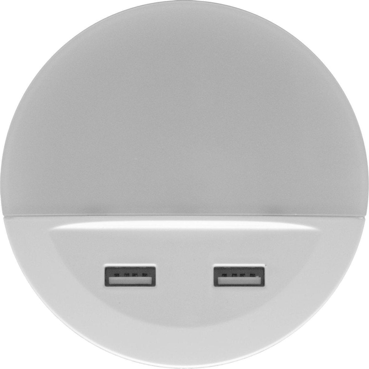 Veilleuse Ledvance LED : pour prise, lunetta USB 13 W, 220…240 V, angle d'éclairage : 120, blanc chaud, 3000 K, matériau du corps : polycarbonate (PC) acrylonitrile butadiène styrène (ABS), IP20