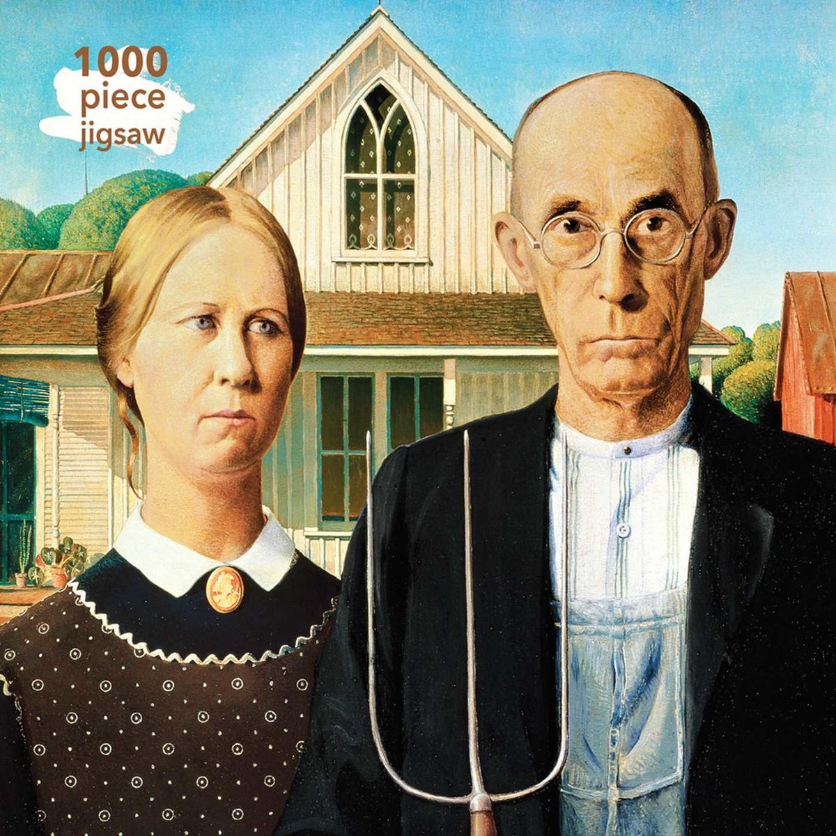 Puzzle adulte Grant Wood : American Gothic : 1