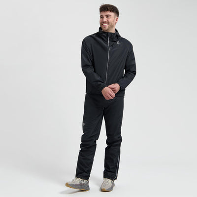 Rogelli Commuter Core combinaison de pluie unisexe - imperméable - noir - xxl