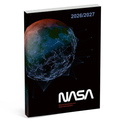 Agenda scolaire international NASA - noir