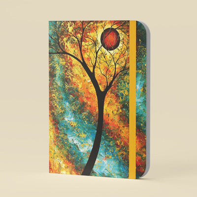 Carnet Peter Pauper taille moyenne - forêt de rêves - avec fermeture élastique - 16x21 cm