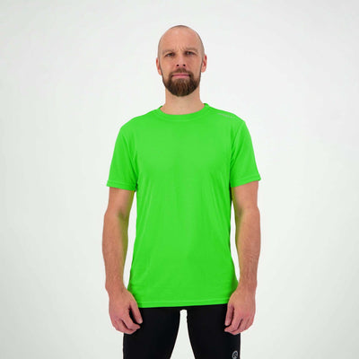 Rogelli promo chemise de running homme - manches courtes - vert - s