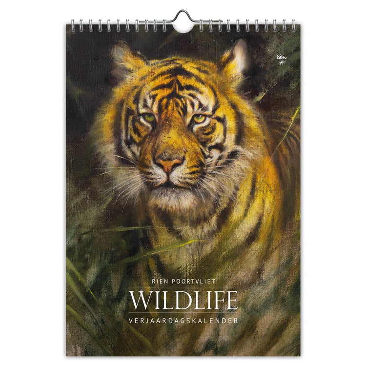Calendrier d'anniversaire Rien Poortvliet - faune - A4