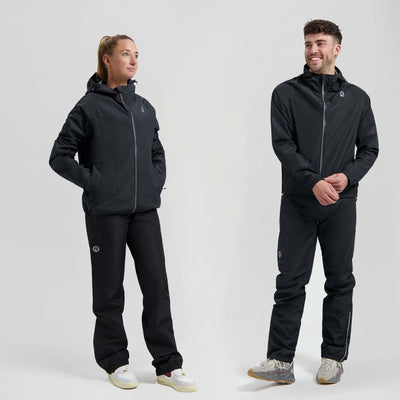 Rogelli Commuter Core Combinaison de Pluie Hommes et Femmes - imperméable - Noir - S