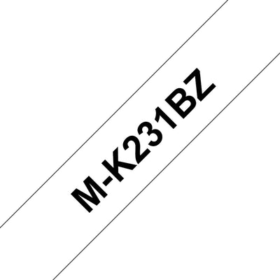 Brother mk-231bz - 12mm - noir sur blanc pour pt-55pt pt-65 -75 -80 bb4