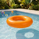 Bouée Eddy Toys ø 90 cm - piscine gonflable - pneu gonflable - max 65 kg - avec pièce de réparation - orange
