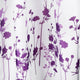 Differnz rideau de douche folia - 180 x 200 cm - lesté - 100% polyester - blanc violet