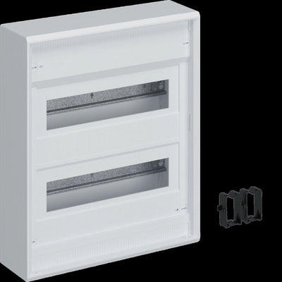 Hager va24cn armoire de distribution en saillie (au mur) nombre de groupes : 24 nombre de rangées : 2 contenu : 1 pièce(s)