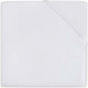Jollein drap-housse bébé berceau coton 40x80 90cm - blanc