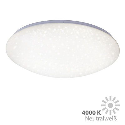 Briloner vipe - plafonnier - plafonnier à décor d'étoiles - LED - 24 watts - 2 400 lumens - 4 000 Kelvin - ø 49cm