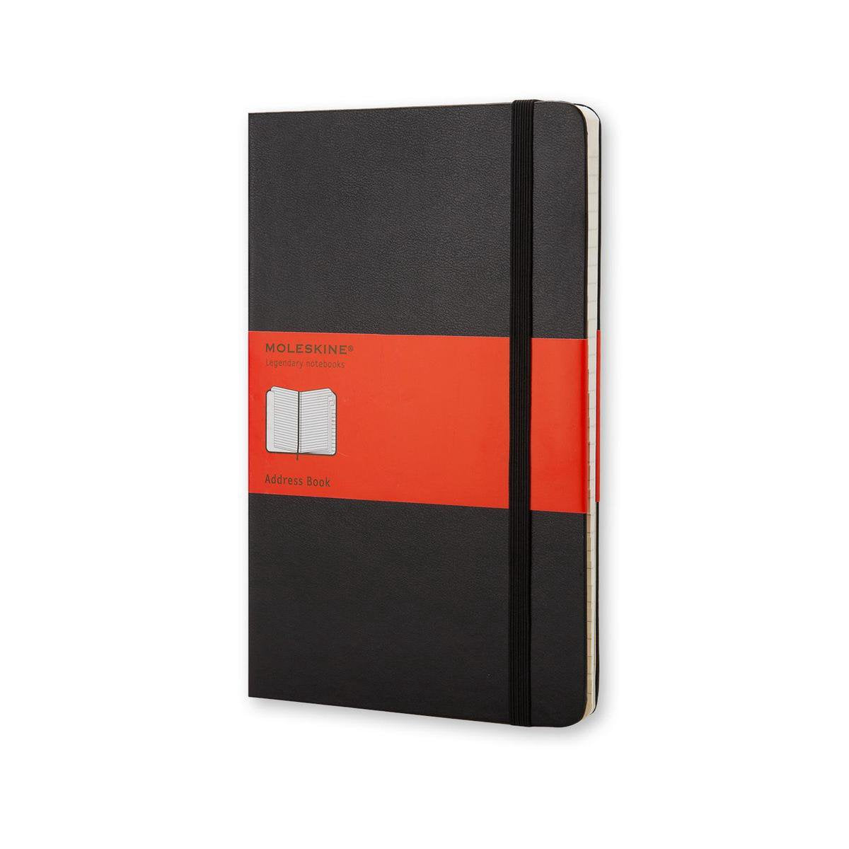 Carnet d'adresses Moleskine - grand - couverture rigide - noir