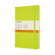 Carnet classique Moleskine - grand - couverture rigide - ligné - vert citron