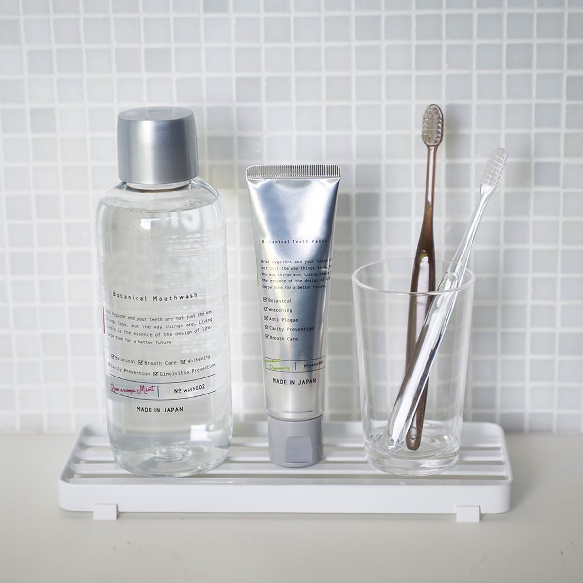 Plateau sanitaire Yamazaki - tour - blanc