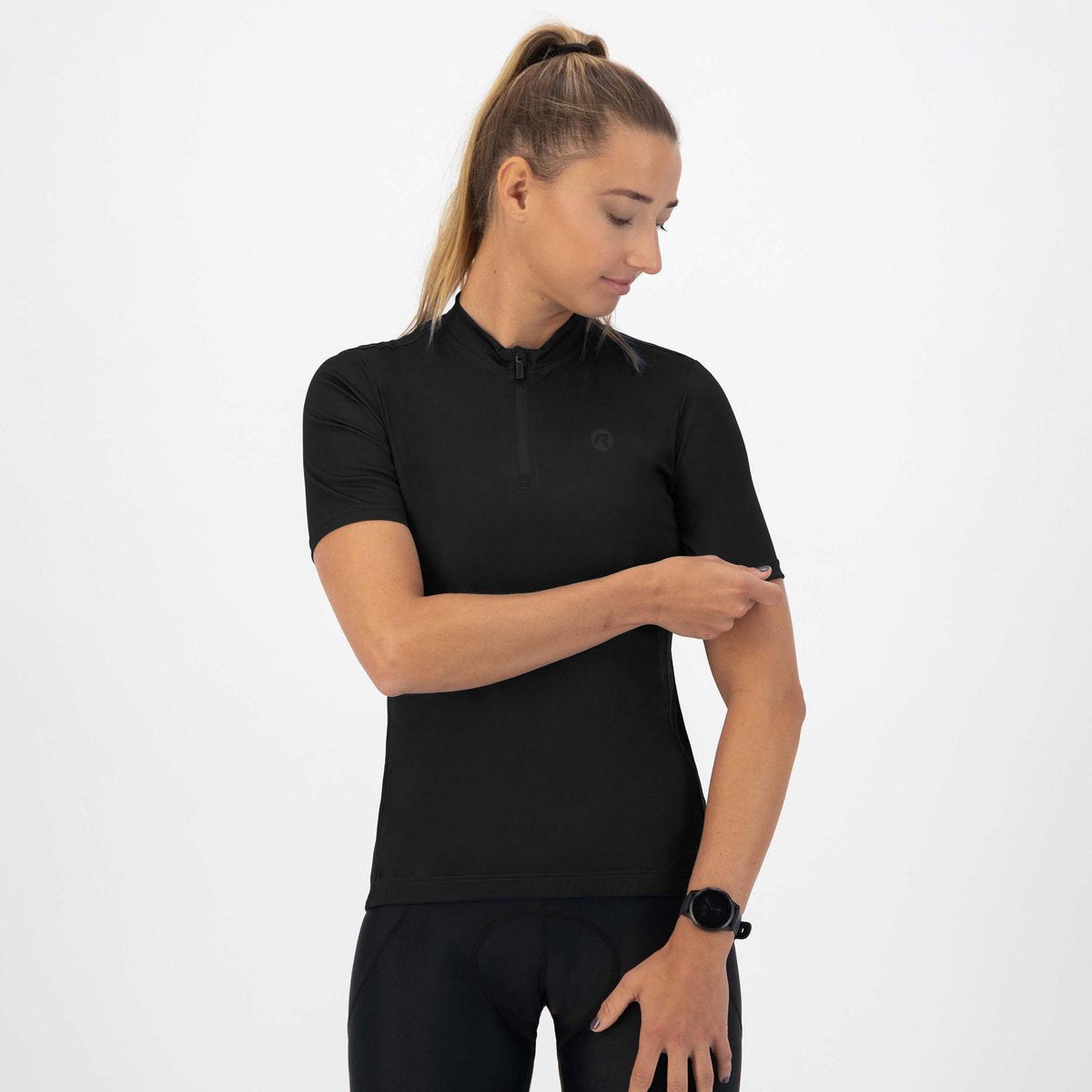 Rogelli core maillot de cyclisme femme - manches courtes - noir - m