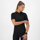 Rogelli core maillot de cyclisme femme - manches courtes - noir - m