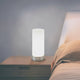 B.k.licht - lampe de table - lampe de chevet dimmable - lampe de table de salon avec verre - culot E14 - h : 24,4 cm
