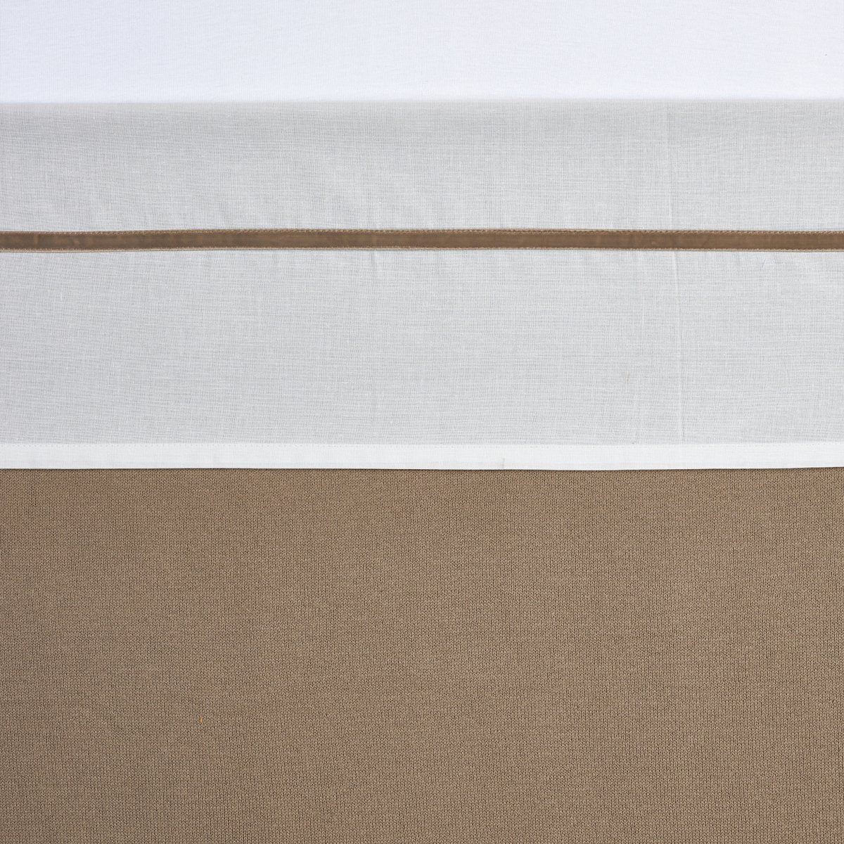 Drap de berceau Meyco - taupe - 100x150cm - 0,3 tog
