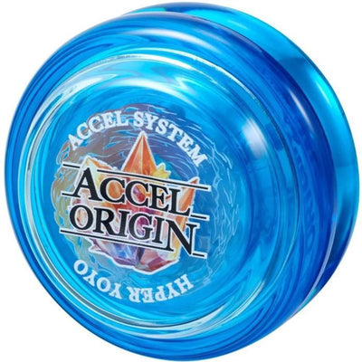 Bandai - accel hyper yoyo - modèle bleu - yo-yo rapide pour enfants et débutants - système d'accélération simple - avec corde - idéal pour faire des tours et des tours - jouet enfant ado 4 ans et +- 60003