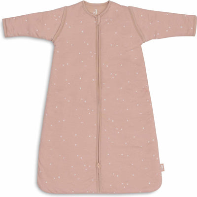 Jollein gigoteuse hiver avec manche zippée 90 cm - rose sauvage scintillante - gigoteuse d'hiver