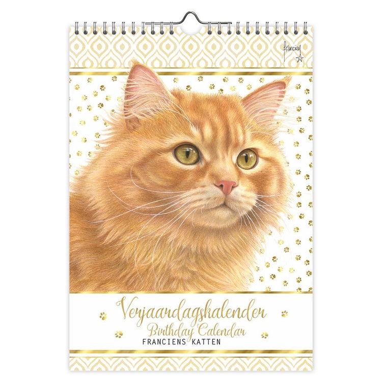 Calendrier anniversaire chat Franciens jeroen - a4