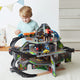 Hape Mighty Mountain Mine - Coffret de train en bois avec grue et rail en spirale, 34 pièces, 3+
