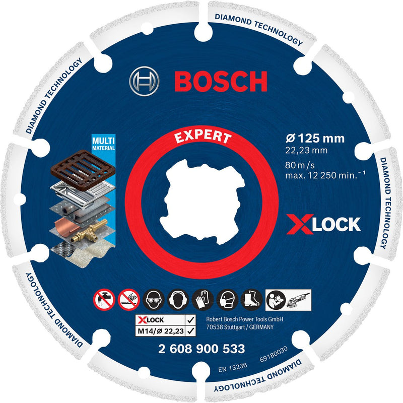 Bosch Expert Diamond Metal Wheel X-Lock Disque de coupe,