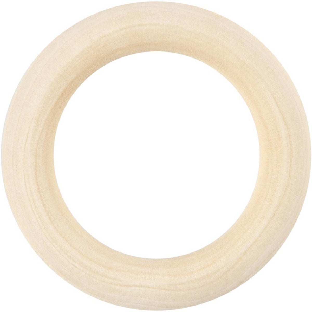 Creativ company anneau en bois, d 55 mm, 6 pièces, 1 boîte