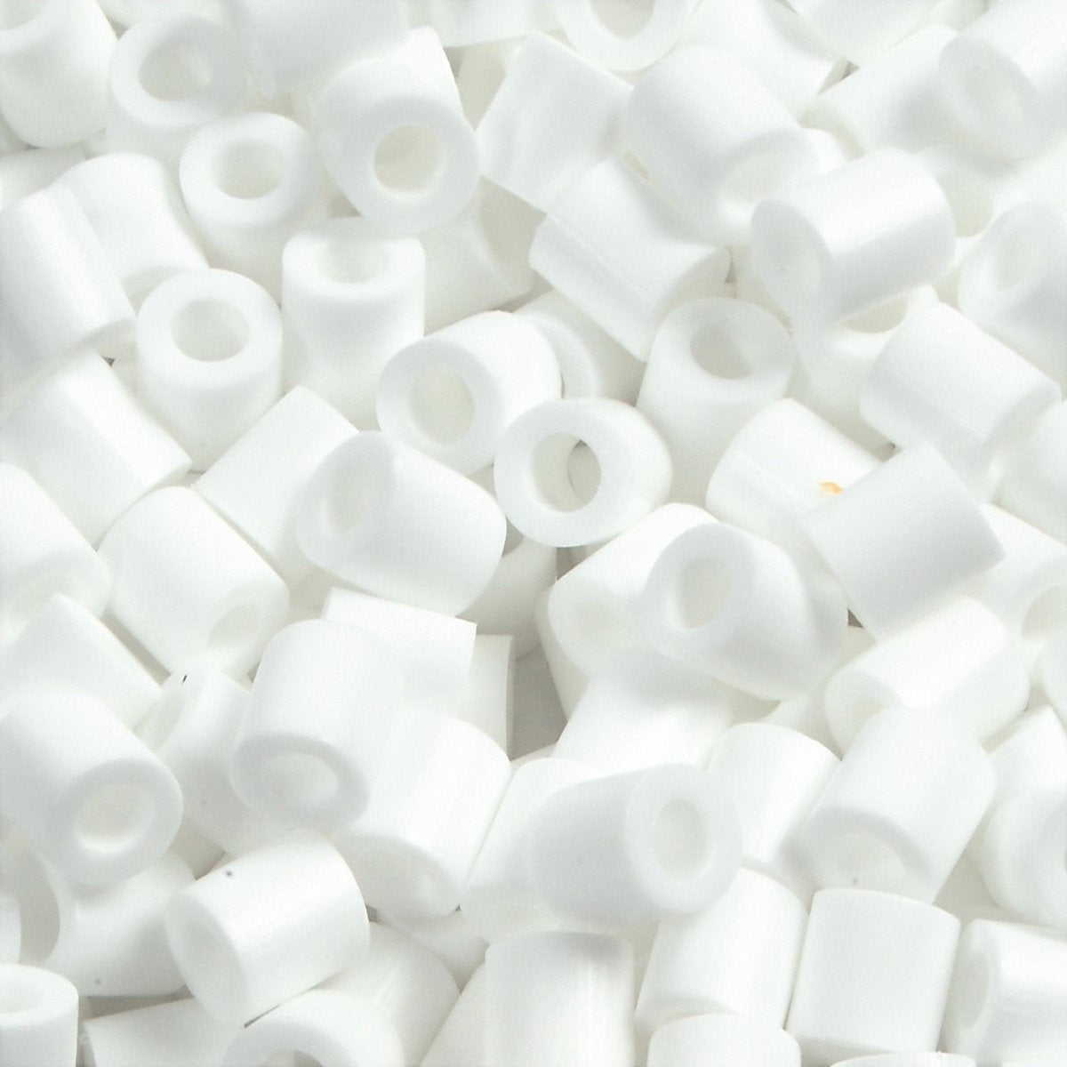 Perles à repasser Nabbi, dim. 5x5 mm, diamètre intérieur 2,5 mm, moyen, blanc (32221), 6000 pièces 1 boîte