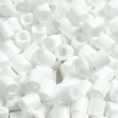 Perles à repasser Nabbi, dim. 5x5 mm, diamètre intérieur 2,5 mm, moyen, blanc (32221), 6000 pièces 1 boîte